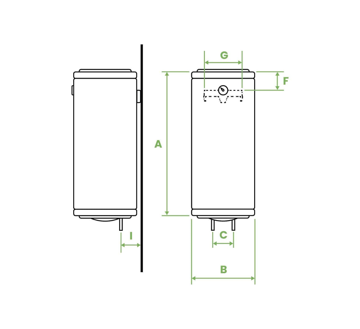 Chauffe-eau électrique avec profil SLIM - fixandco