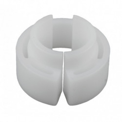 Clip de déverrouillage PVC blanc, 5/8''