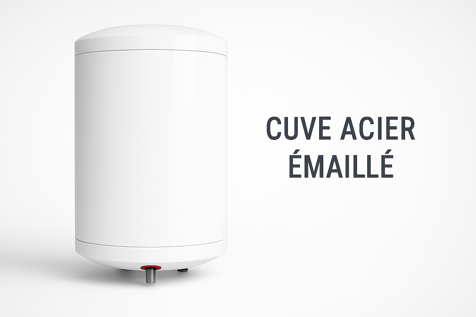 Ballon préparateur d’eau chaude 80 L Bandini – Serpentin haut rendement - fixandco