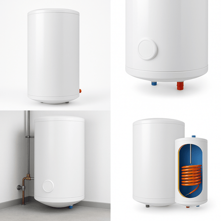 Ballon préparateur d’eau chaude 80 L Bandini – Serpentin haut rendement - fixandco