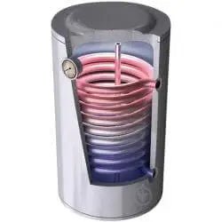 Ballon Préparateur Eau Chaude 200 Litres BANDINI – Serpentin Haut Rendement &amp; Accumulation ECS - fixandco