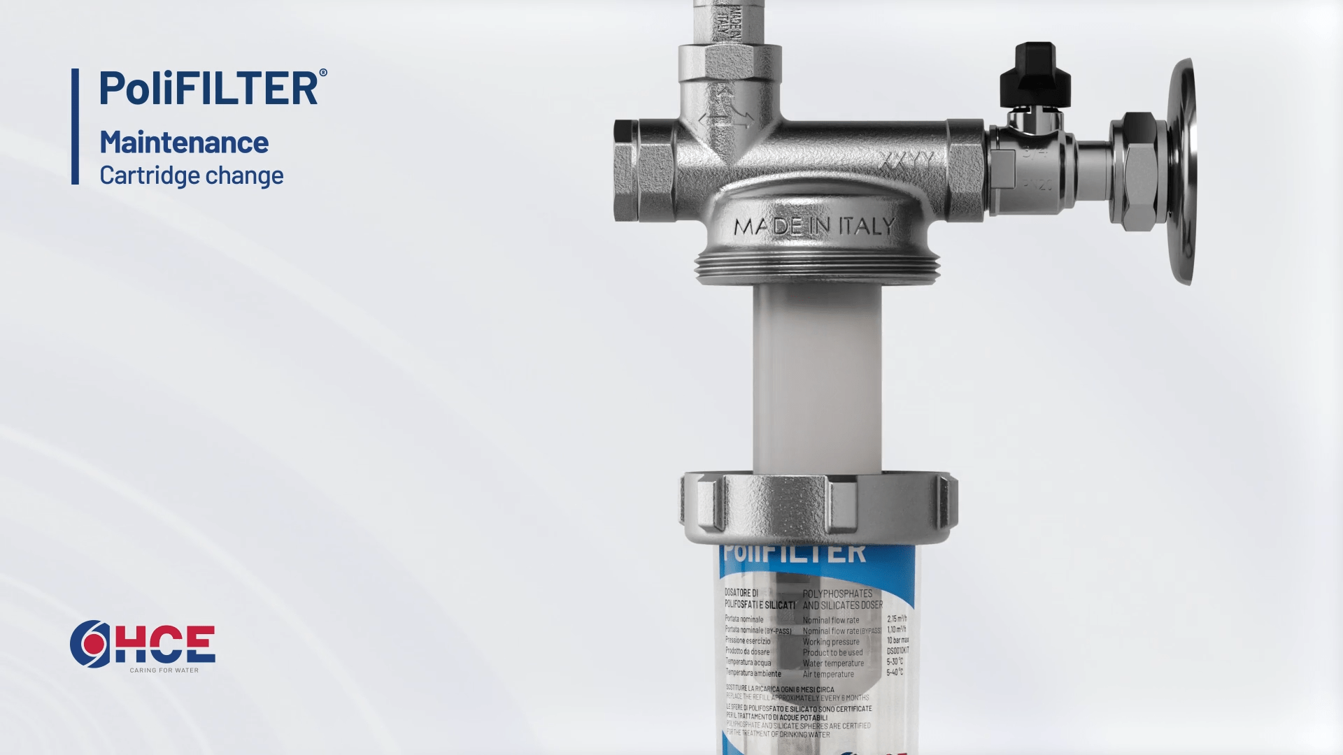 Distributeur de polyphosphate et silicate POLIFILTER - fixandco