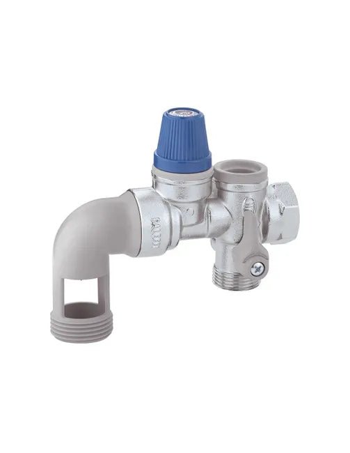 Groupe de Sécurité Horizontal à Bille ¾" (20x27) - Pour Chauffe - eau Électrique 7 Bar - fixandco