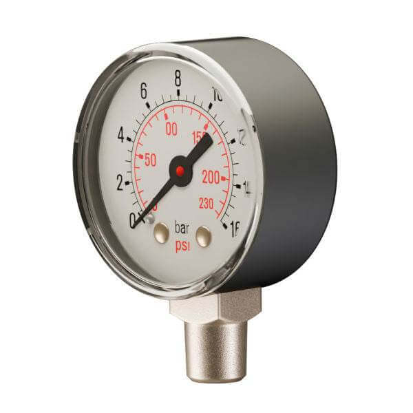 Manomètre HYDRONIC HCE pour Filtre Manuel Nettoyant (Eaux Potables) - fixandco