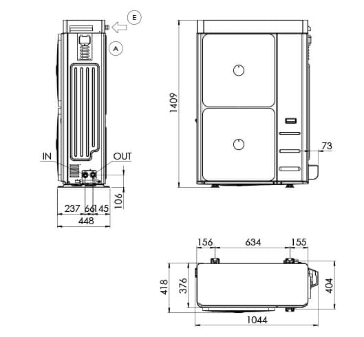 Pompe à Chaleur MAXA i - 32V5 18T – 18 kW Monobloc Air/Eau Triphasée 400V - fixandco