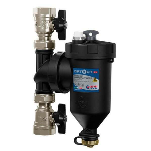 Pot à Boue Magnétique Multifonction DirOUT™ XL DF00100 - Pour Chaudières & Pompes à Chaleur - fixandco